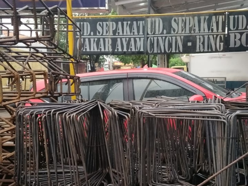Toko Besi UD Sepakat Cakar Ayam Cincin Ring Begel Karawang
